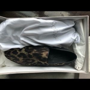 Brand new in Box. Mens Jimmy Choo leopard slippers.